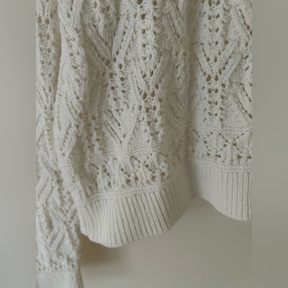 Boden Knit/Crochet Boho Ivory Sweater
Size: Medium
EUC (Some light piling.) - Picture 4 of 12